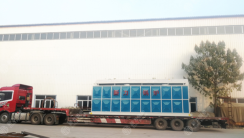 20吨SZS系列冷凝蒸汽锅炉用于挂面出产