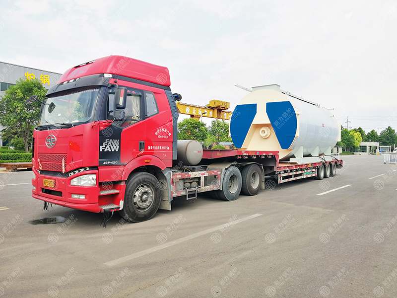 8吨WNS系列冷凝蒸汽锅炉用于饮料出产